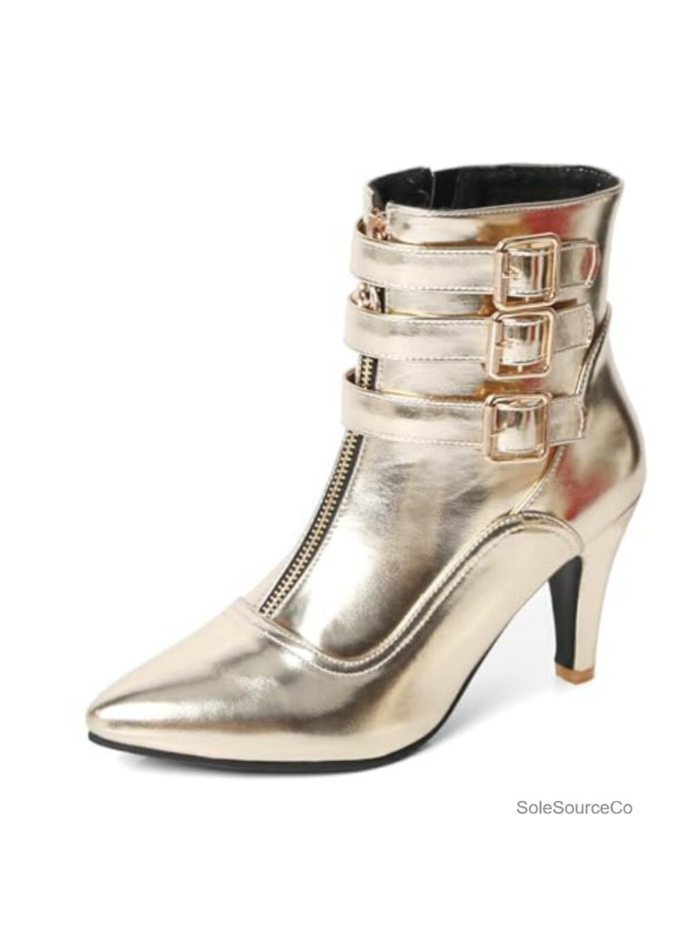 Kitten Heel Pointed Toe Ankle Booties Dressy